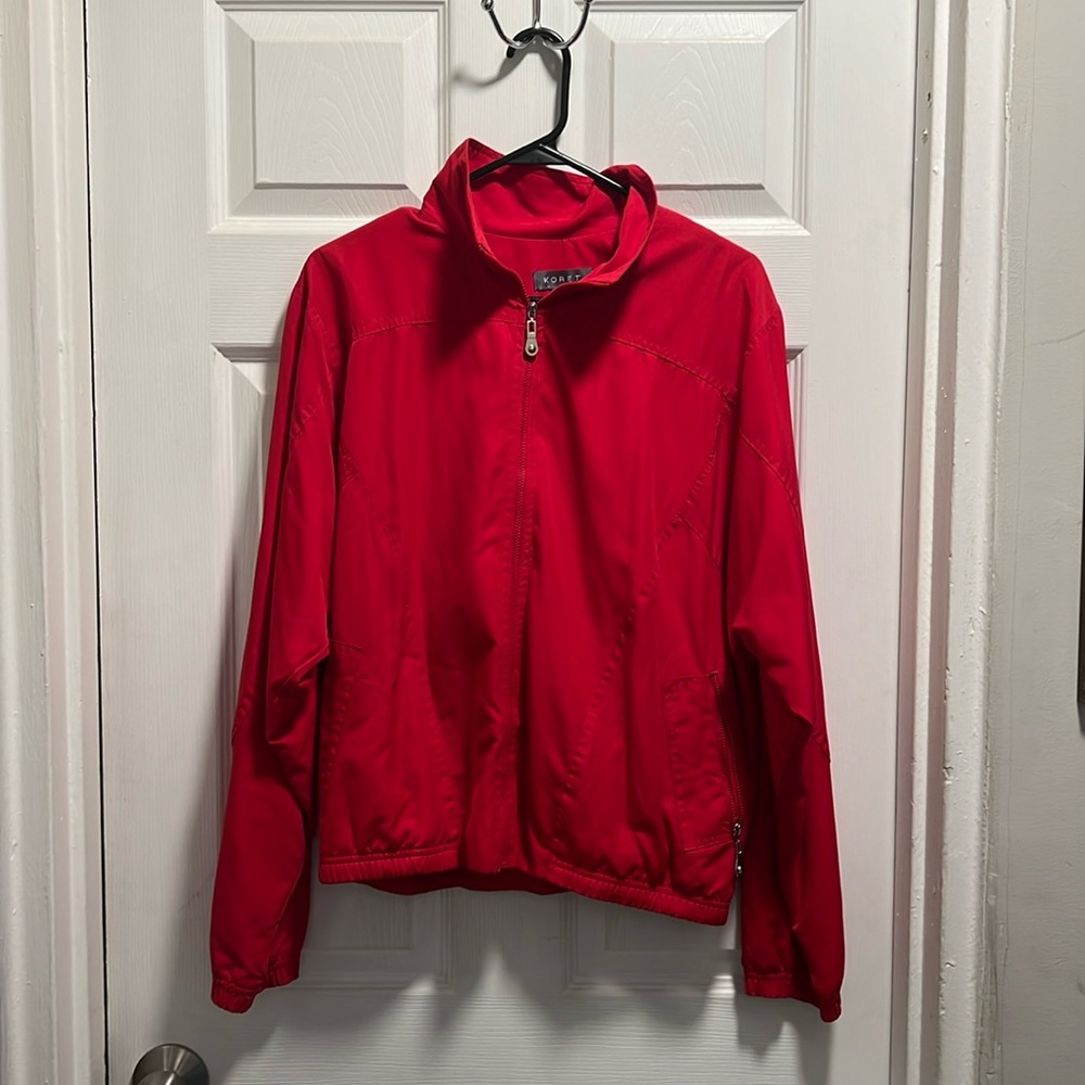 Red women’s jacket
